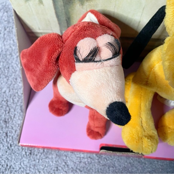 Walt Disney KISS PLUTO & DINAH PLUSH Stuffed Animal DISNEY STORE New - Picture 5 of 9